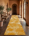 Riviera Elegance Collection Area Rug -  Monaco (Yellow) Runner Yellow  lifestyle 74