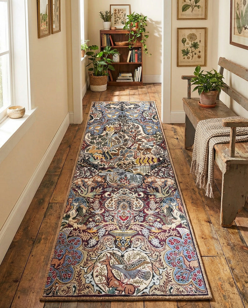 Heritage Elegance Collection Area Rug -  Louvre Runner Multi  lifestyle 63