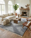 Tranquil Tides Shag Collection Area Rug -  Azure Rectangle Gray  lifestyle 45