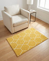 Trellis Mosaic Collection Area Rug - Arborville (Yellow) Rectangle Yellow  lifestyle 15