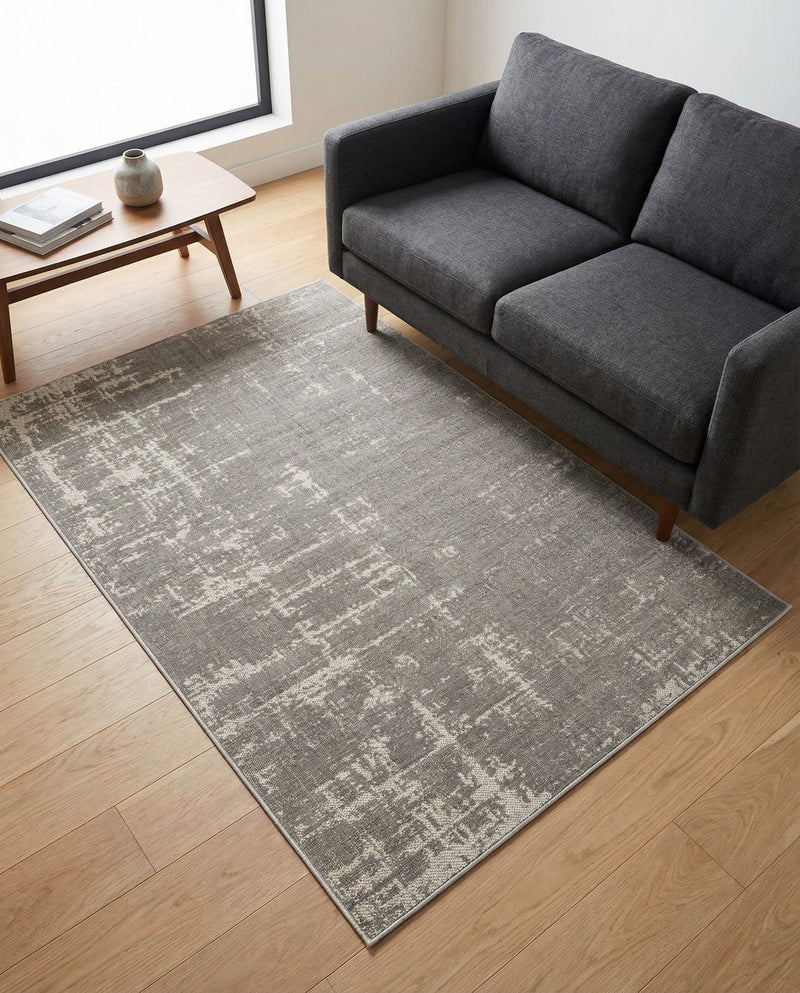 Seville Elegance Collection Area Rug -  Cadiz Rectangle Gray  lifestyle 25
