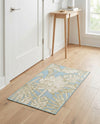 Seaside Blooms Collection Area Rug -  Shalimar Rectangle Soft Blue  lifestyle 17