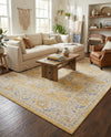 Savannah Series Collection Area Rug -  Beaufort Rectangle Tuscan Yellow  lifestyle 51