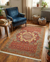 Ottoman Elegance Collection Area Rug -  Cappadocia Rectangle Red  lifestyle 27