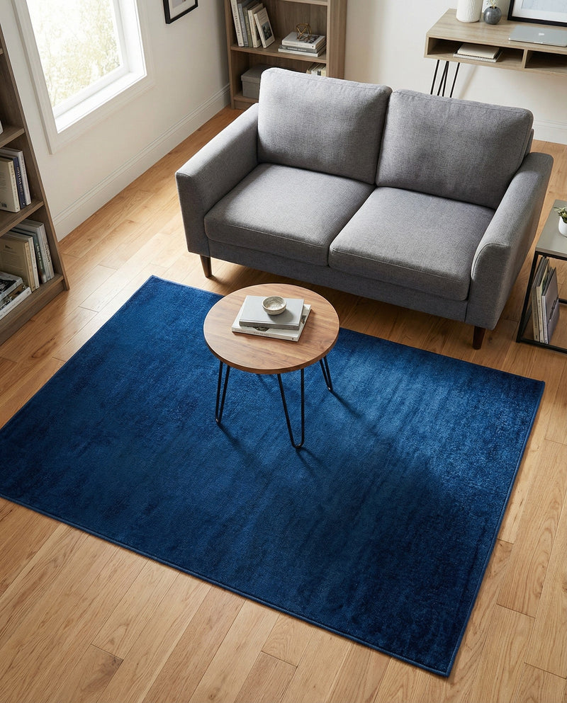 Soho Elegance Collection Area Rug - Chelsea (Navy Blue) Rectangle Navy Blue  lifestyle 13