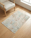 Lagoon Oasis Collection Area Rug -  Seagrass Rectangle Teal  lifestyle 34