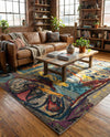 Autumnal Tapestry Collection Area Rug - Harvestville Rectangle Multi  lifestyle 24