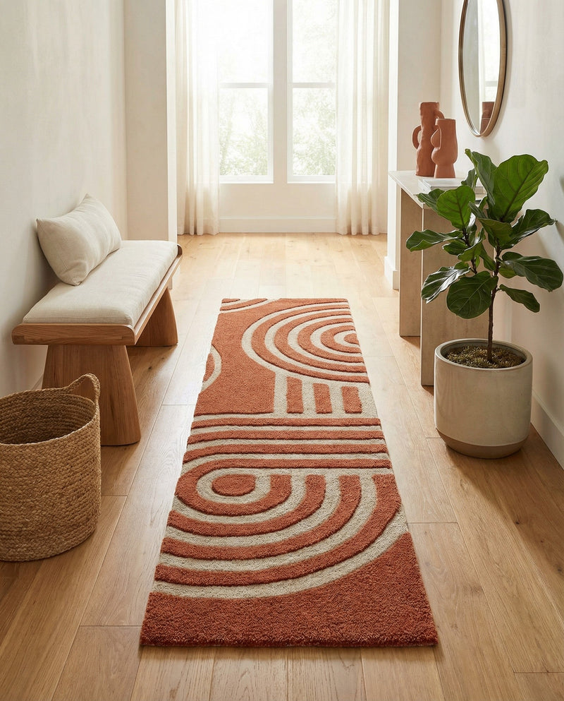Briarwood Looms Collection Area Rug -  Multiton Runner Orange  lifestyle 7