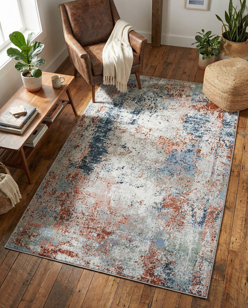 Aegean Elegance Washables Collection Area Rug -  Ithaca Rectangle Multi  lifestyle 14