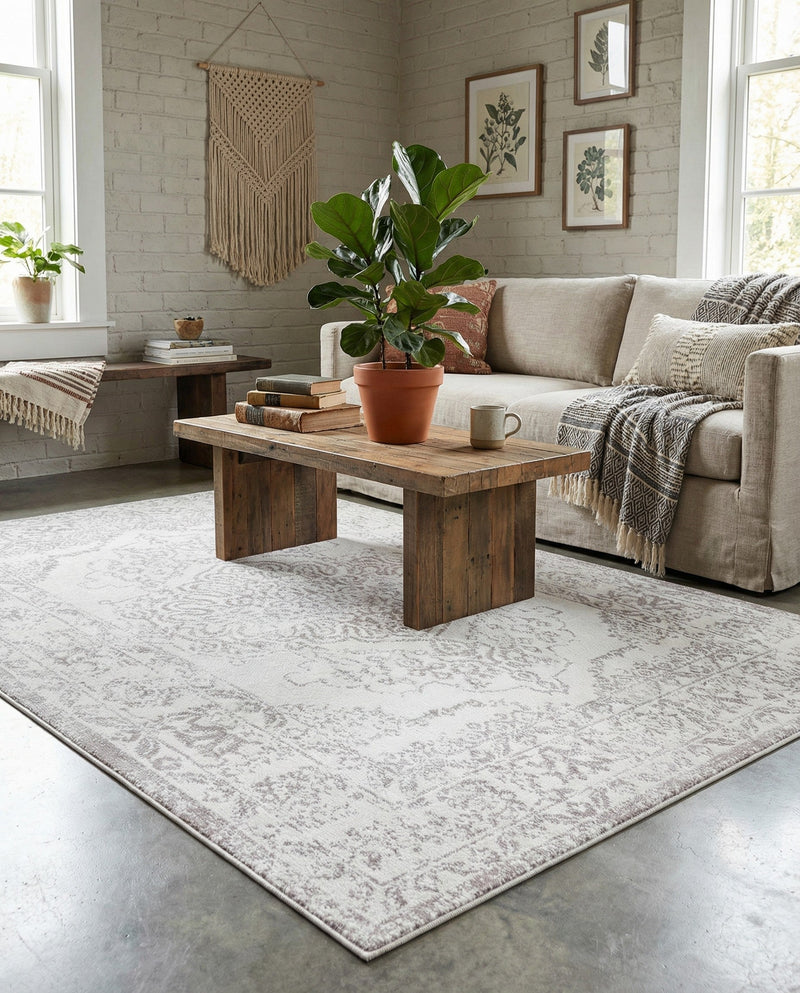 Cambridge Classics Collection Area Rug -  Magdalene (Ivory) Rectangle Ivory  lifestyle 3