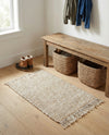 Savannah Jute Collection Area Rug - Seashore Rectangle Ivory  lifestyle 44