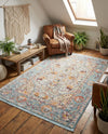 Caribbean Breeze Collection Area Rug -  Xcalak Rectangle Light Blue  lifestyle 33