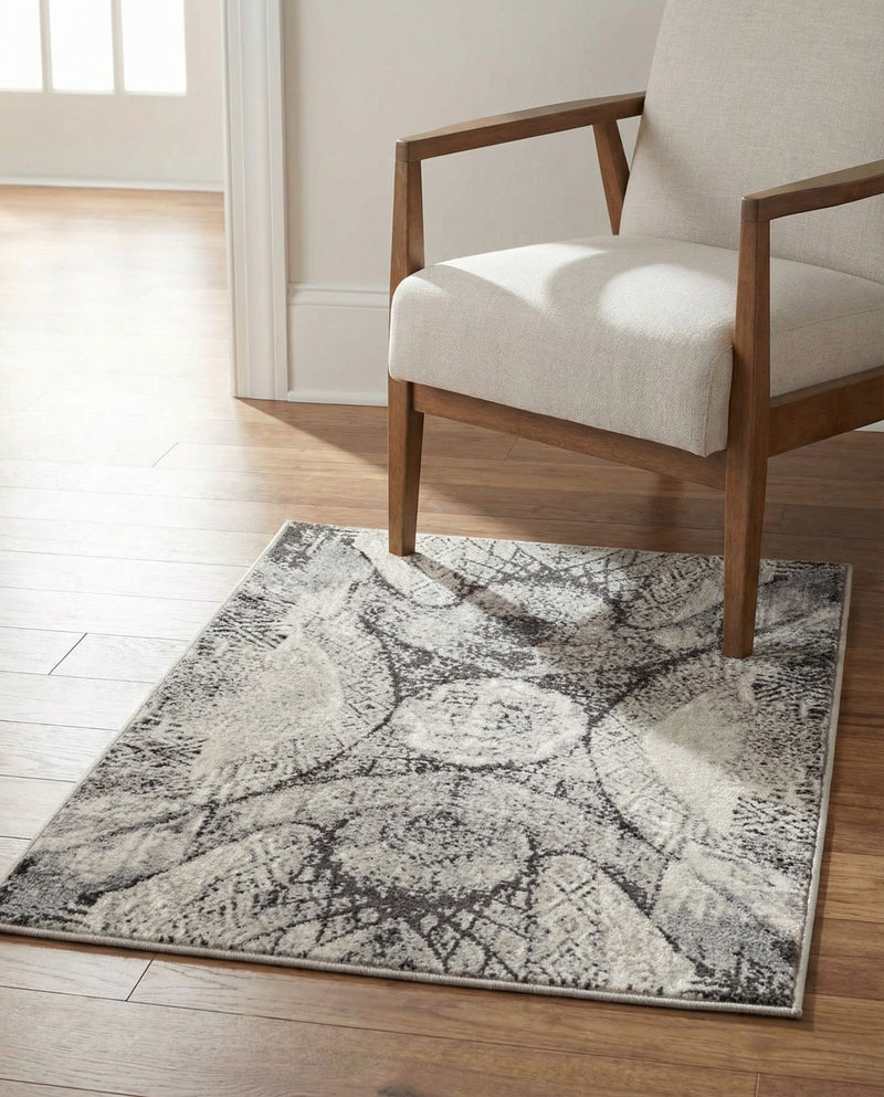 Riviera Elegance Collection Area Rug -  Nice Rectangle Dark Gray  lifestyle 21