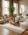 Eternal Plush Oasis Collection Area Rug -  Tranquility (Linen) Rectangle Linen  lifestyle 22