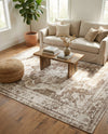 Riviera Elegance Collection Area Rug -  Menton (Beige) Rectangle Beige  lifestyle 38