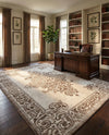 Sanctuary Retreat Collection Area Rug - Haven Rectangle Chocolate Brown  lifestyle 38