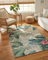 Seaside Blooms Collection Area Rug -  Paradise Rectangle Multi  lifestyle 46