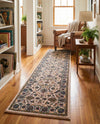 Casablanca Tapestry Collection Area Rug -  Marrakech (Ivory) Runner Ivory  lifestyle 55