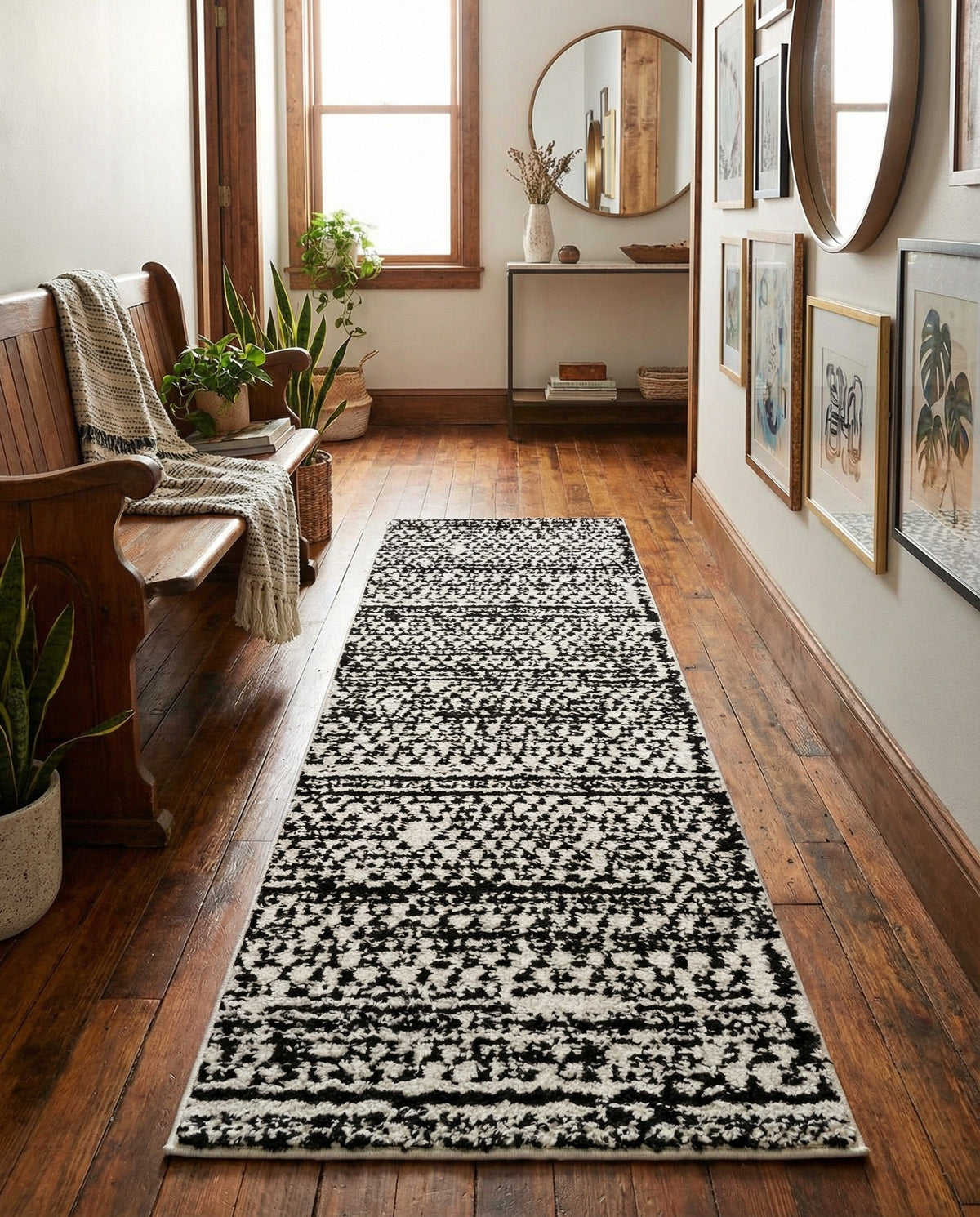 Tangier Treasures Collection Area Rug -  Marrakech Runner Ivory  lifestyle 163