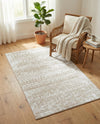 Sanctuary Retreat Collection Area Rug -  Refuge Rectangle Snow White  lifestyle 25
