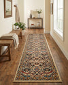 Tabriz Tapestry Collection Area Rug - Sahand (Cream) Runner Cream  lifestyle 31