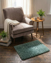 Eternal Plush Oasis Collection Area Rug -  Tranquility (Forest Green) Rectangle Forest Green  lifestyle 32