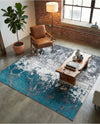 Seville Elegance Collection Area Rug -  Granada Rectangle Gray  lifestyle 5