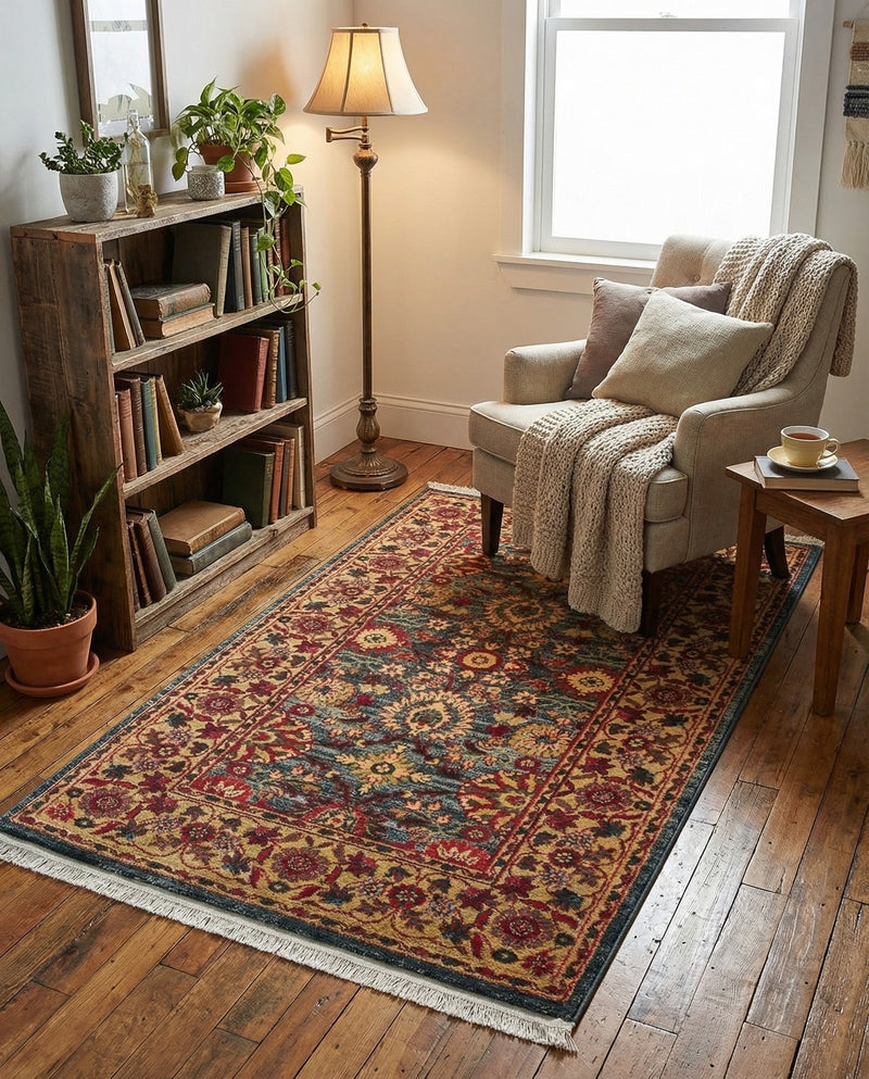 Chelsea Elegance Collection Area Rug -  Osterley Rectangle Blue  lifestyle 74