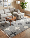 Cozy Cove Shag Collection Area Rug -  Driftwood Rectangle Light Gray  lifestyle 27