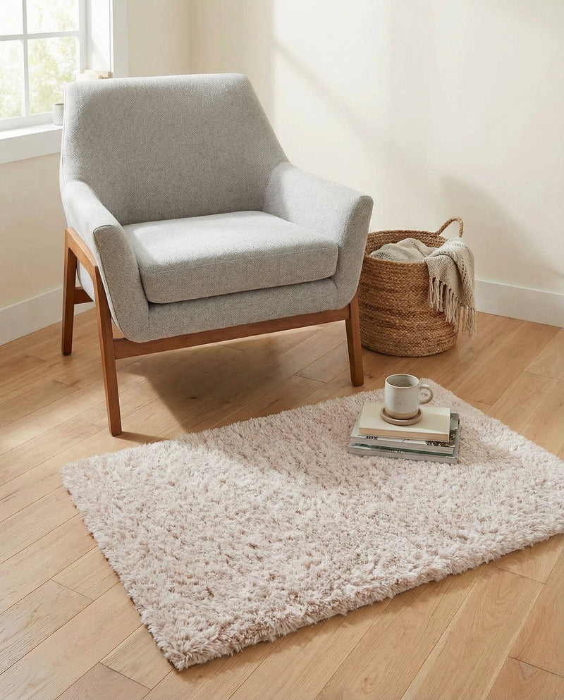 Eternal Plush Oasis Collection Area Rug -  Tranquility (Linen) Rectangle Linen  lifestyle 30