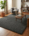 Plush Oasis Collection Area Rug - Serenity (Graphite Gray) Rectangle Graphite Gray  lifestyle 17