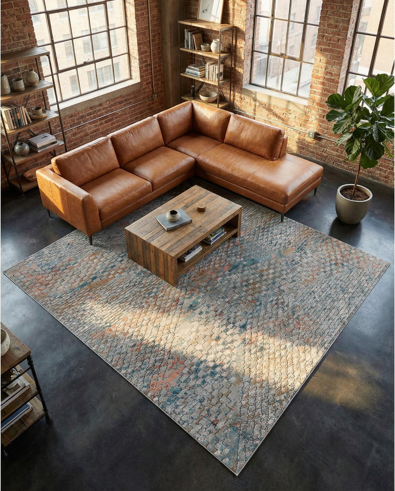 Dresden Elegance Collection Area Rug -  Freiberg Rectangle Multi  lifestyle 25
