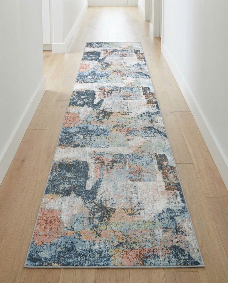 Aegean Elegance Washables Collection Area Rug -  Hydra Runner Multi  lifestyle 60