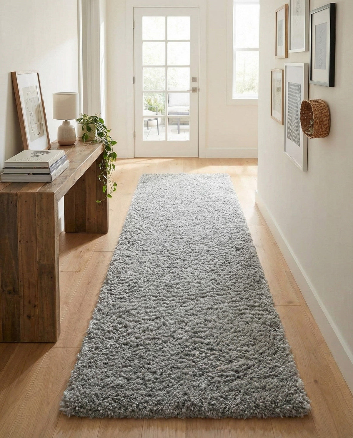Alpine Plush Collection Area Rug -  Cortina (Sterling) Runner Sterling  lifestyle 89