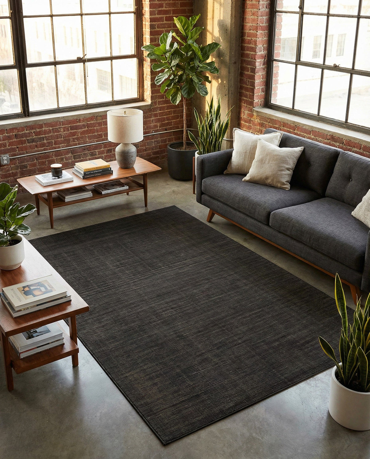 Soho Elegance Collection Area Rug - Chelsea (Gray) Rectangle Gray  lifestyle 21