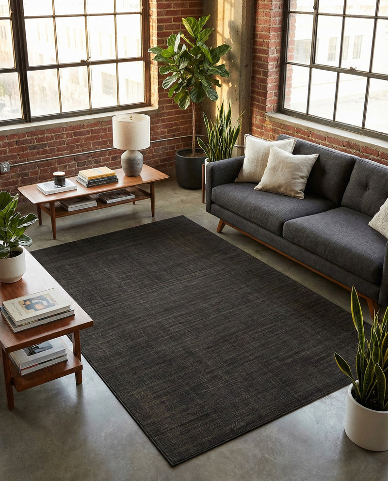 Soho Elegance Collection Area Rug - Chelsea (Gray) Rectangle Gray  lifestyle 21