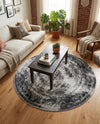 Copenhagen Comfort Collection Area Rug -  Roskilde Round Gray  lifestyle 49