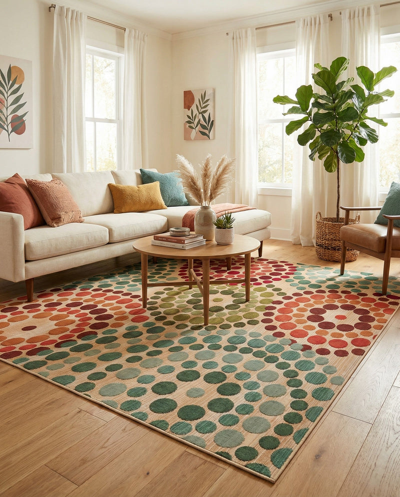 Urban Terrace Collection Area Rug -  Esplanade Rectangle Beige  lifestyle 50