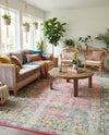 Arcadia Rugs Collection Area Rug -  Shangri-La Rectangle Pink  lifestyle 6