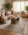 Seville Stripes Collection Area Rug -  Malaga (Ivory) Rectangle Ivory  lifestyle 9