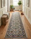 Casablanca Tapestry Collection Area Rug -  Marrakech (Cloud Gray) Runner Cloud Gray  lifestyle 54
