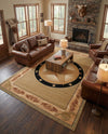Frontier Trails Collection Area Rug - Redwood Rectangle Green  lifestyle 44