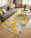 Meadow Breeze Collection Area Rug -  Clover Rectangle Yellow  lifestyle 39