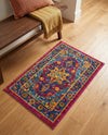 Caribbean Cove Collection Area Rug -  Canouan Rectangle Pink Blue  lifestyle 8