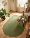 Soho Elegance Collection Area Rug - Chelsea (Green) Oval Green  lifestyle 44