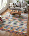 Marrakech Mosaic Collection Area Rug - Casablanca Rectangle Ivory  lifestyle 6