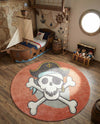 Wonder Tykes Collection Area Rug -  Harmony Round Red  lifestyle 49
