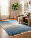 Cozy Cove Shag Collection Area Rug -  Lagoon Rectangle Blue  lifestyle 19
