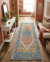 Savannah Threads Collection Area Rug - Charleston Runner Orange Yellow  lifestyle 45