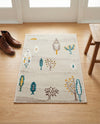 Coastal Haven Collection Area Rug -  Surfside Rectangle Ivory  lifestyle 14